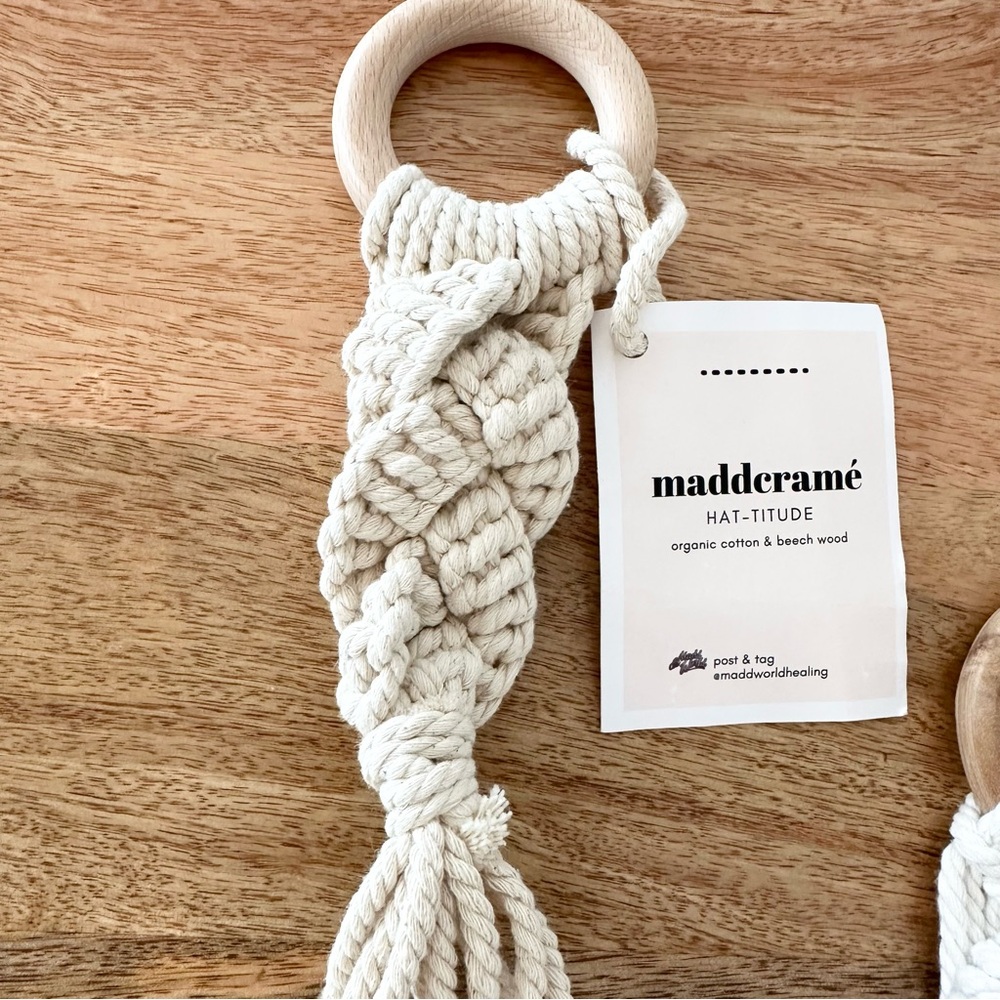 | macrame hat & decor hanger bundle | - Picture 2 of 9